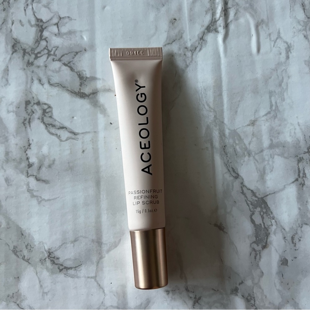 Aceology passionfruit refining lip scrub new and sealed June sale